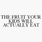 THE FRUIT YOUR KIDS WILL ACTUALLY EAT