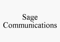 SAGE COMMUNICATIONS