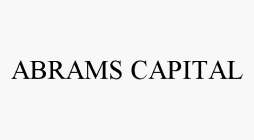 ABRAMS CAPITAL