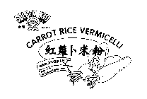 GOLDEN KID BRAND CARROT RICE VERMICELLI MADE WITH ALL NATURAL CARROT JUICE