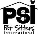 PSI PET SITTERS INTERNATIONAL