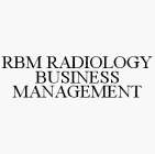 RBM RADIOLOGY BUSINESS MANAGEMENT