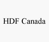 HDF CANADA