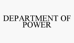 DEPARTMENT OF POWER
