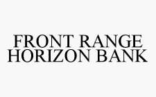 FRONT RANGE HORIZON BANK