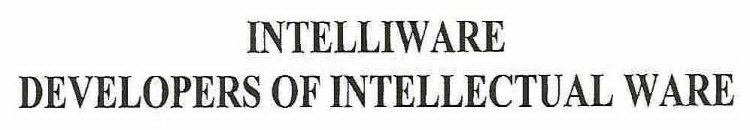 INTELLIWARE DEVELOPERS OF INTELLECTUAL WARE