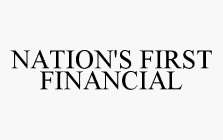 NATION'S FIRST FINANCIAL