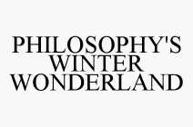 PHILOSOPHY'S WINTER WONDERLAND