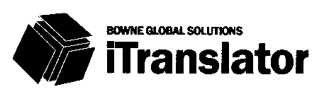 BOWNE GLOBAL SOLUTIONS ITRANSLATOR