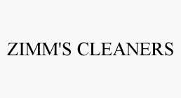 ZIMM'S CLEANERS
