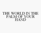 THE WORLD IN THE PALM OF YOUR HAND