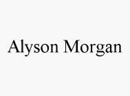 ALYSON MORGAN