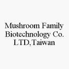 MUSHROOM FAMILY BIOTECHNOLOGY CO. LTD,TAIWAN