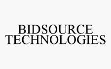 BIDSOURCE TECHNOLOGIES