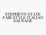 STEPHEN'S STATE FAIR STYLE ITALIAN SAUSAGE