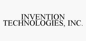 INVENTION TECHNOLOGIES, INCORPORATED