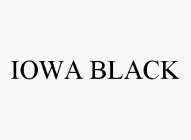 IOWA BLACK