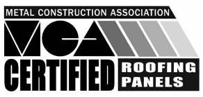 MCA CERTIFIED ROOFING PANELS