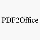 PDF2OFFICE