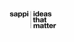 SAPPI IDEAS THAT MATTER