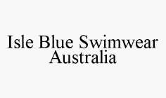 ISLE BLUE SWIMWEAR AUSTRALIA