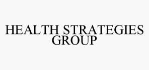 HEALTH STRATEGIES GROUP