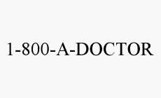 1-800-A-DOCTOR