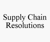 SUPPLY CHAIN RESOLUTIONS
