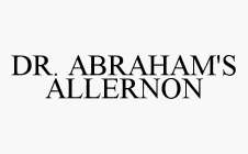 DR. ABRAHAM'S ALLERNON