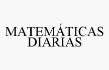 MATEMÁTICAS DIARIAS