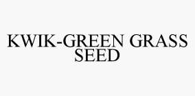 KWIK-GREEN GRASS SEED