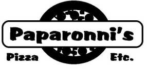 PAPARONNI'S PIZZA ETC.