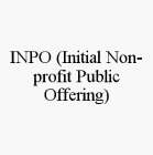 INPO (INITIAL NON-PROFIT PUBLIC OFFERING)