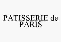 PATISSERIE DE PARIS