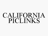 CALIFORNIA PICLINKS