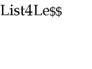 LIST4LE$$