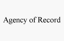 AGENCY OF RECORD
