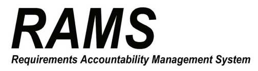 RAMS REQUIREMENTS ACCOUNTABILITY MANAGEMENT SYSTEM