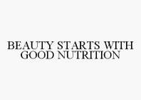 BEAUTY STARTS WITH GOOD NUTRITION