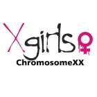 XGIRLS CHROMOSOMEXX (ALONG WITH THE FEMALE SYMBOL DRIPPING LOGO)