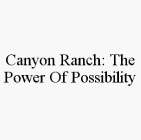 CANYON RANCH: THE POWER OF POSSIBILITY