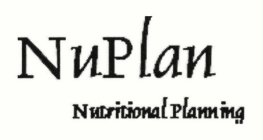 NUPLAN NUTRITIONAL PLANNING