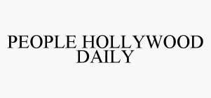 PEOPLE HOLLYWOOD DAILY