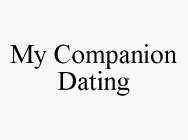 MY COMPANION DATING