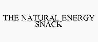 THE NATURAL ENERGY SNACK
