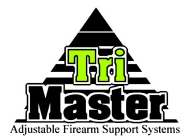 TRI MASTER ADJUSTABLE FIREARM SUPPORT SYSTEMS