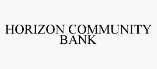 HORIZON COMMUNITY BANK
