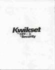 KWIKSET THE KEY TO SECURITY
