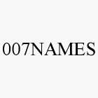 007NAMES