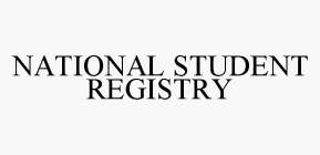 NATIONAL STUDENT REGISTRY